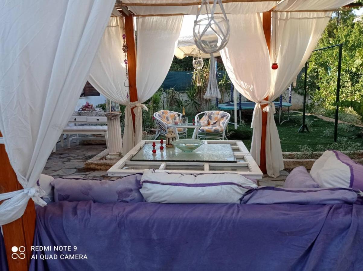 Hannah'S House 10 Min From Athens Airport Луца Экстерьер фото